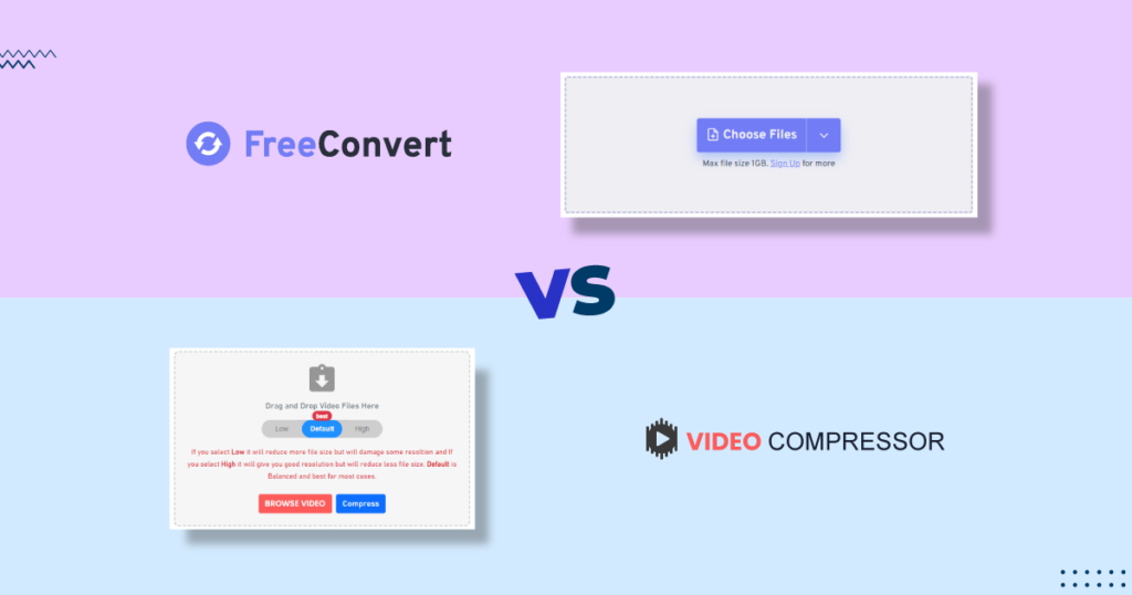 free convert vs video compressor